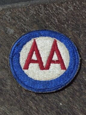 Vintage US Army Patch Anti Aircraft AA Command Patch